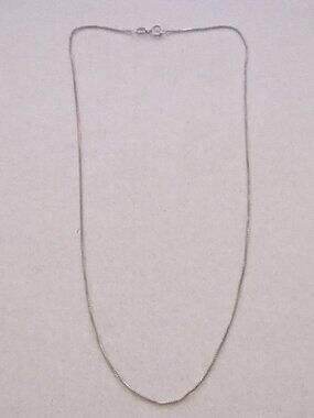 Dainty ASJ 925 Sterling Silver Indonesia Box Chain Necklace